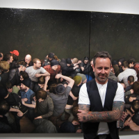 Dan Witz “Mosh Pit” Paintings