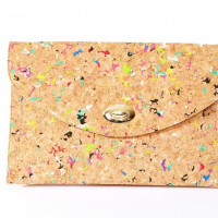 NASTY GAL Confetti Cork Clutch