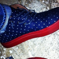 Del Toro Polka Dot Sunbrella Alto Chukka
