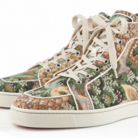 Christian Louboutin Rantus Orlato “Tapestry” High Top Sneaker