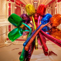 Jeff Koons’ $33.7 Million Dollar Tulips On Display at Wynn Las Vegas
