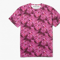 Katie Eary Fall 2013 Floral and Blue Lobster Print