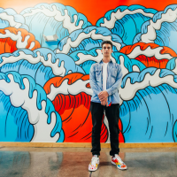 Aaron Kai “Wave Study” Artwork